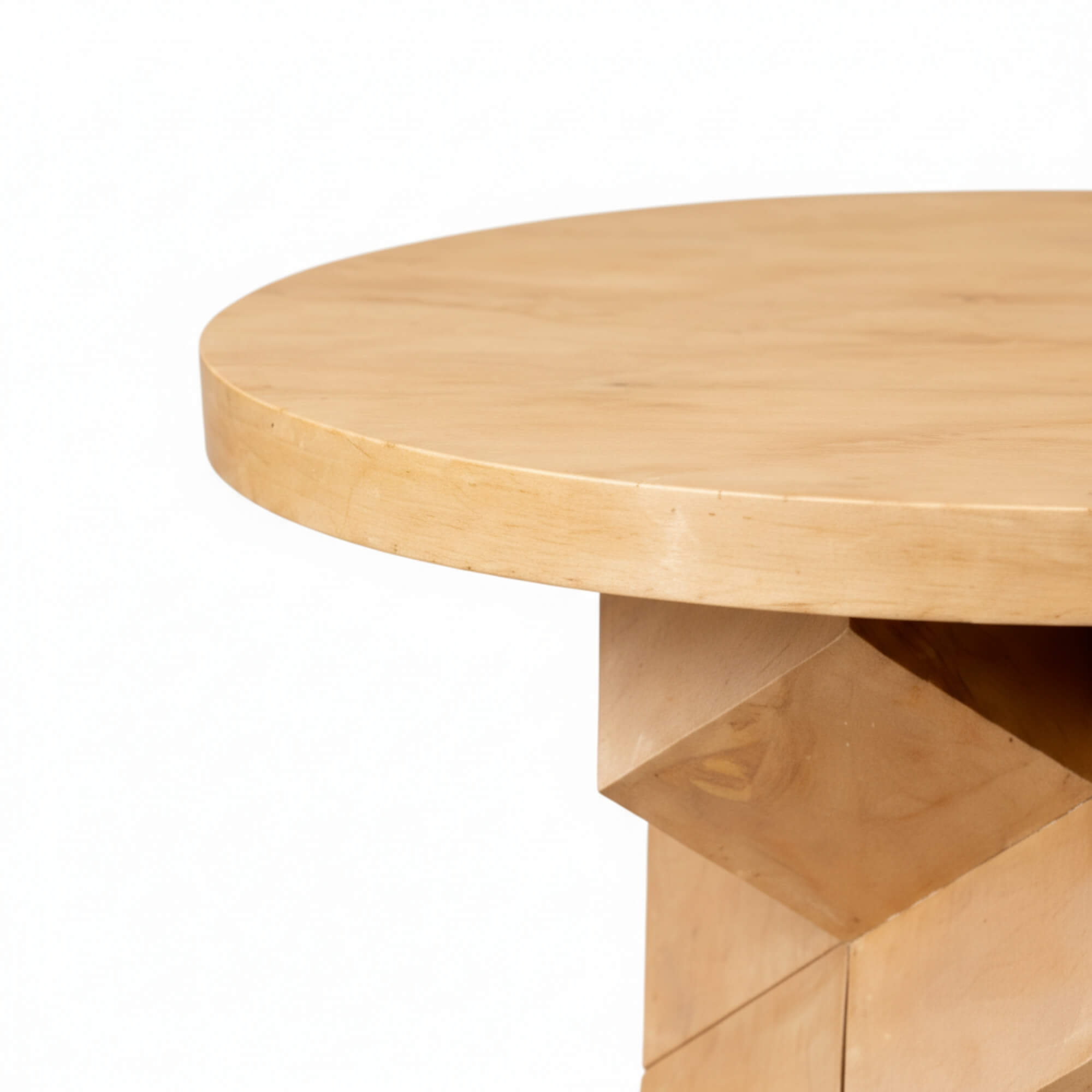 Charly End Table  Compact Solid Wood Side Table for Modern Living