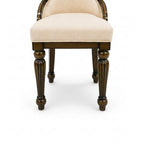 Comber Marble 6+1 Seater Dining Table Metallic – Timeless Craftsmanship with Metallic Accents