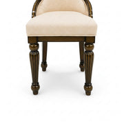 Comber Marble 6+1 Seater Dining Table Metallic – Timeless Craftsmanship with Metallic Accents