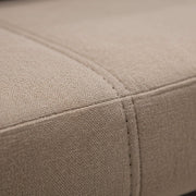 Close-up of beige fabric texture