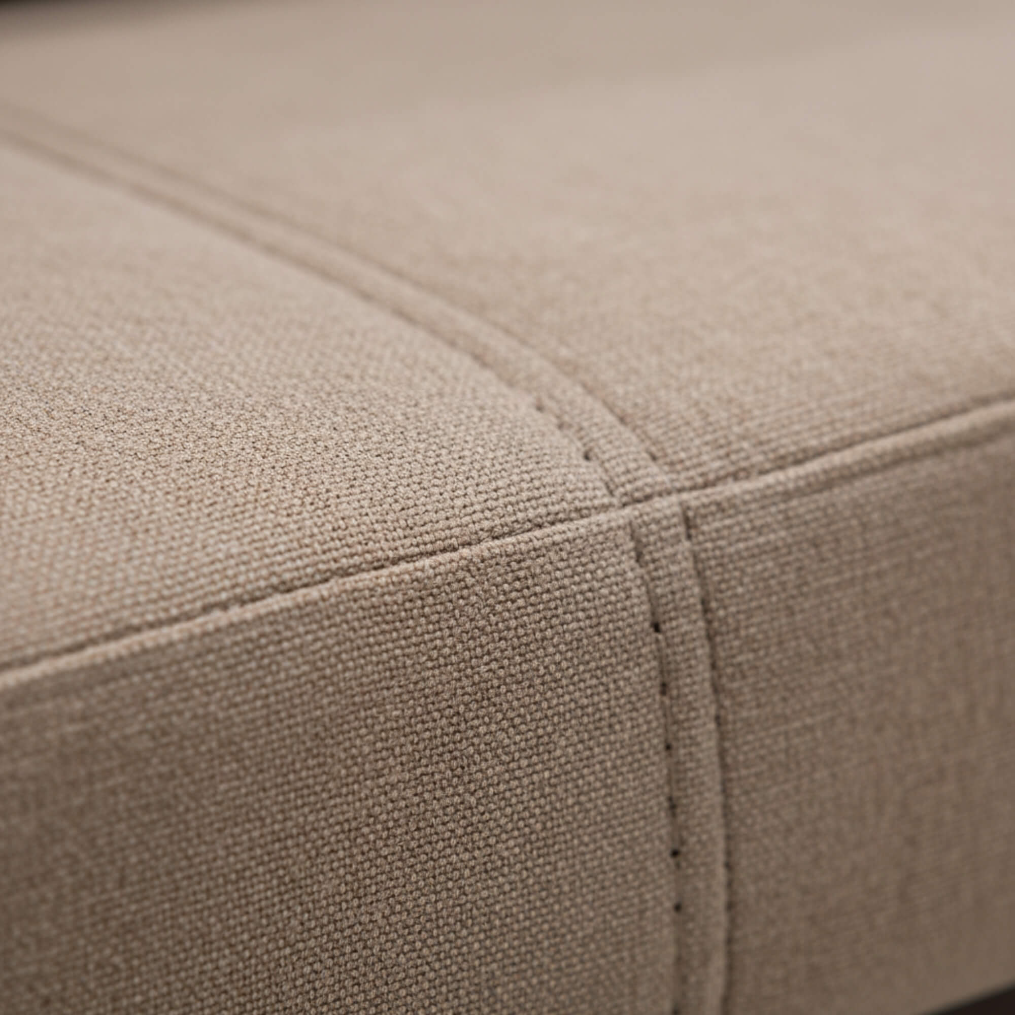 Close-up of beige fabric texture
