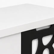 Ohio Chest Of Drawers- Sleek White Modern Storage Unit with 4 Spacious Drawers