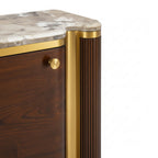 Gulmarg Multiunit with Marble Top – Sculpted Storage with Luxe Finishing