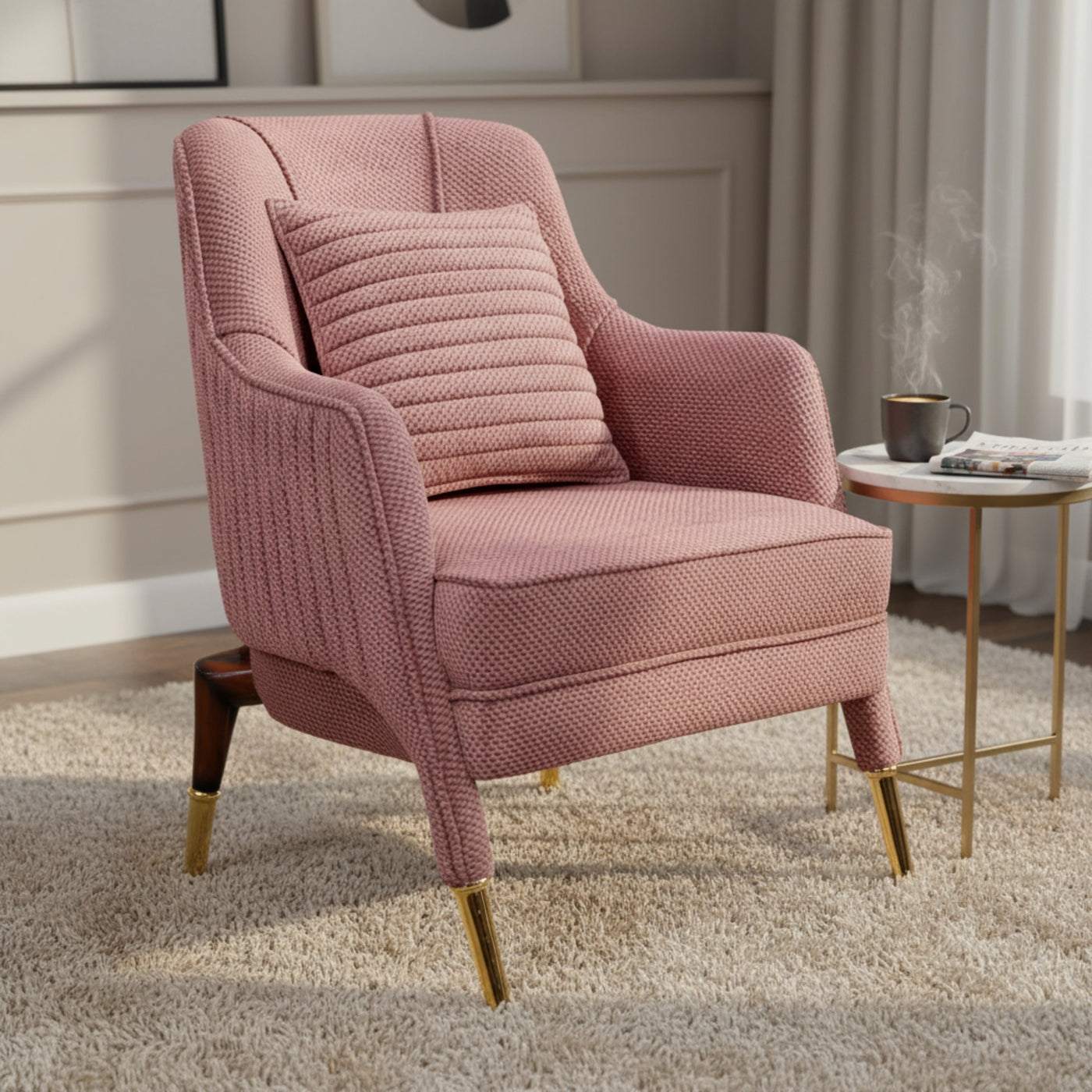 Alter Lobby Chair - Perfect Modern Accent for Living & Bedroom Spaces