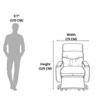 Eezy Office Chair 700N  Premium Executive Office Chair with SS Base