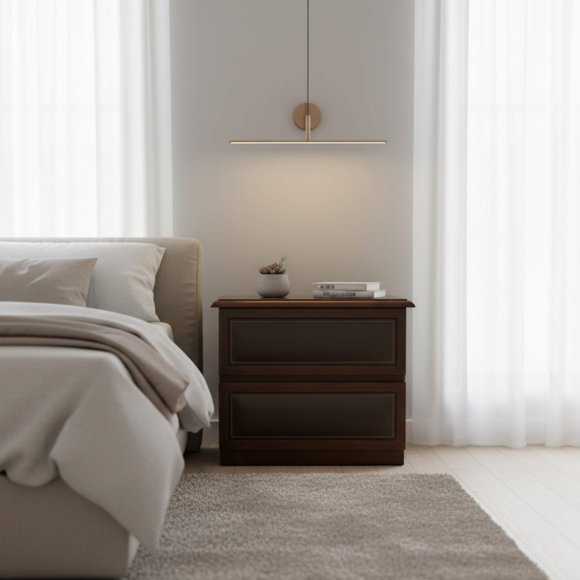 Boat Night Stand – Sleek Storage with Timeless Appeal