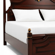 Tower King Bed with Storage- Royal Bedroom Elegance