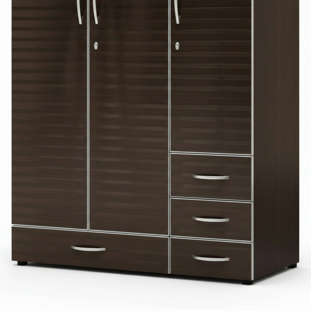 Ren 3 Door Wardrobe- Majestic Storage Unit