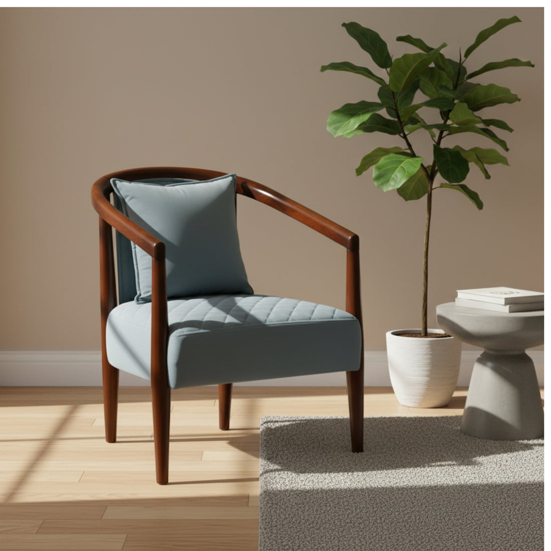 Alpha Lobby Chair  Modern Fabric Lobby Chair for Lobbies & Bedrooms
