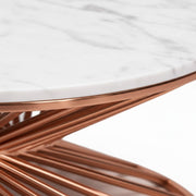 Dusk Marble Coffee Table - Designer Marble Center Table for Living Room