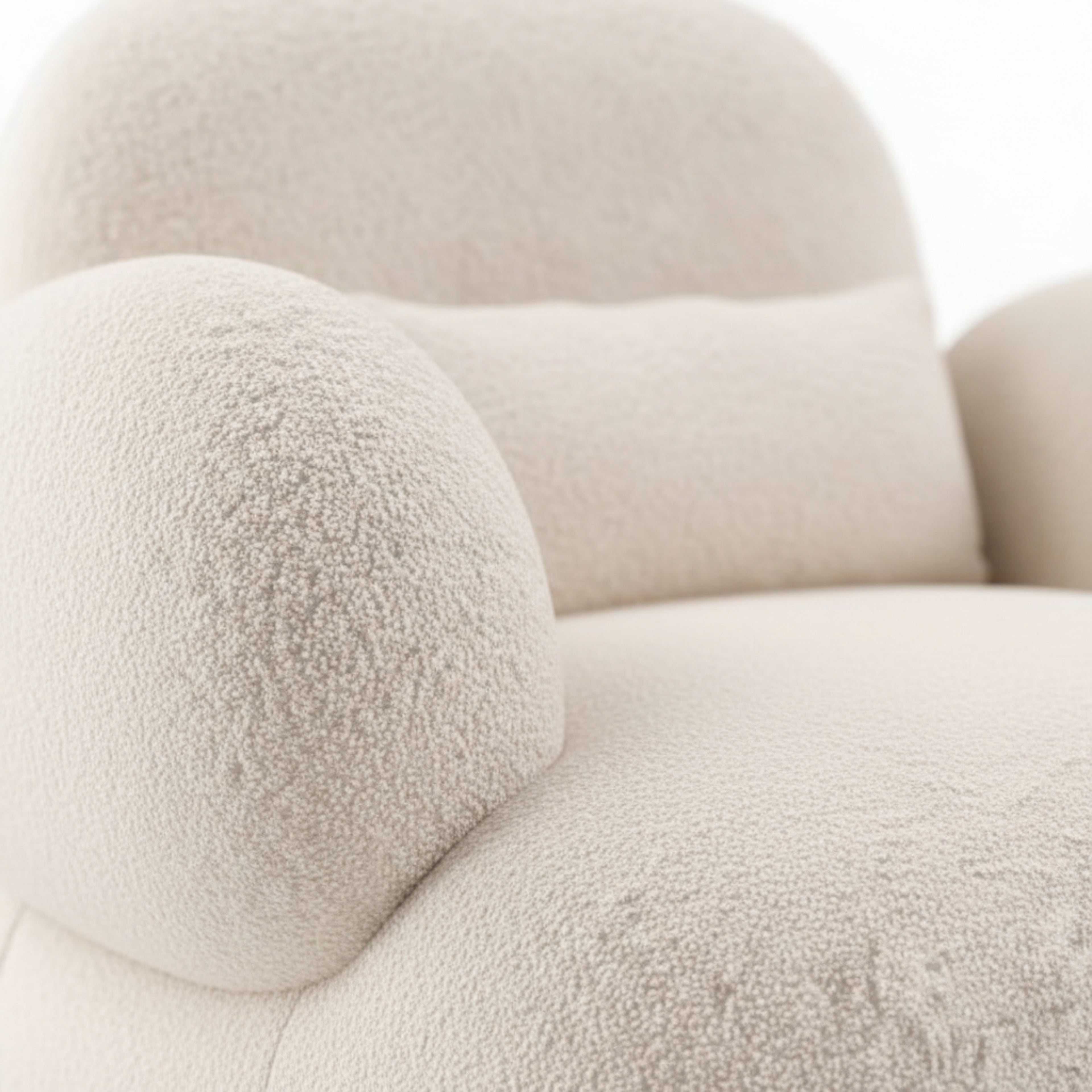 Rossette 1 Seater Sofa – A Stylish Fabric Lounge Chair for Modern Space