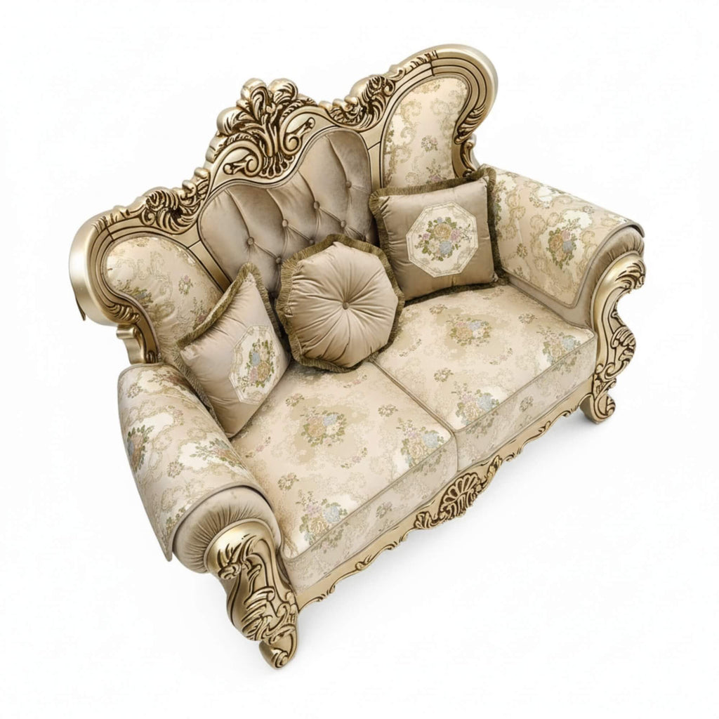 French Carvin 2 Seater Sofa- Premium Royal Comfort