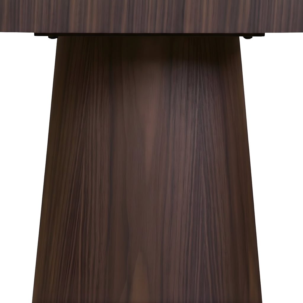 N464B End Table  Walnut Solid Wood Side Table for Modern Living