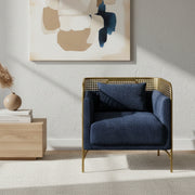 Miana Lobby Chair  Modern Fabric Lounge Chair with Comfortable Seating