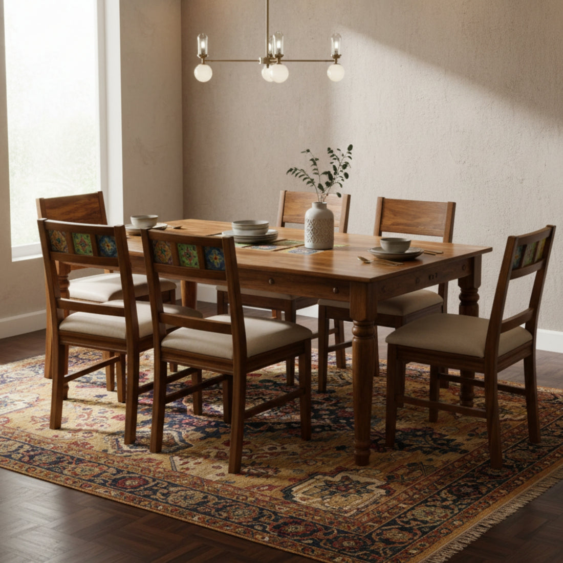 Siramica Dining Set â€“ A Premium Blend of Style, Craftsmanship, and Comfort