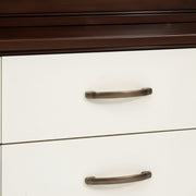 Stream Dressing Table Modern Walnut Gloss Finish with Smart Storage & Space-Saving Design
