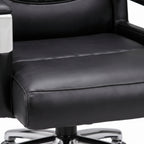 Eezy Office Chair 758 – Modern Leatherette Office Chair with SS Base