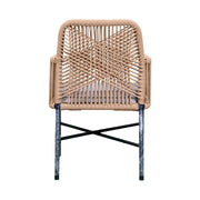 Garden Set RS5 - 4 Chairs with Glass Top Outdoor Table