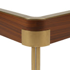 Reno Marble Coffee Table – Solid Wood & Marble Centre Table for Living Rooms