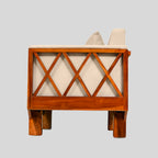 Cross 1-Seater Sofa – A Timeless Blend of Comfort and Elegance