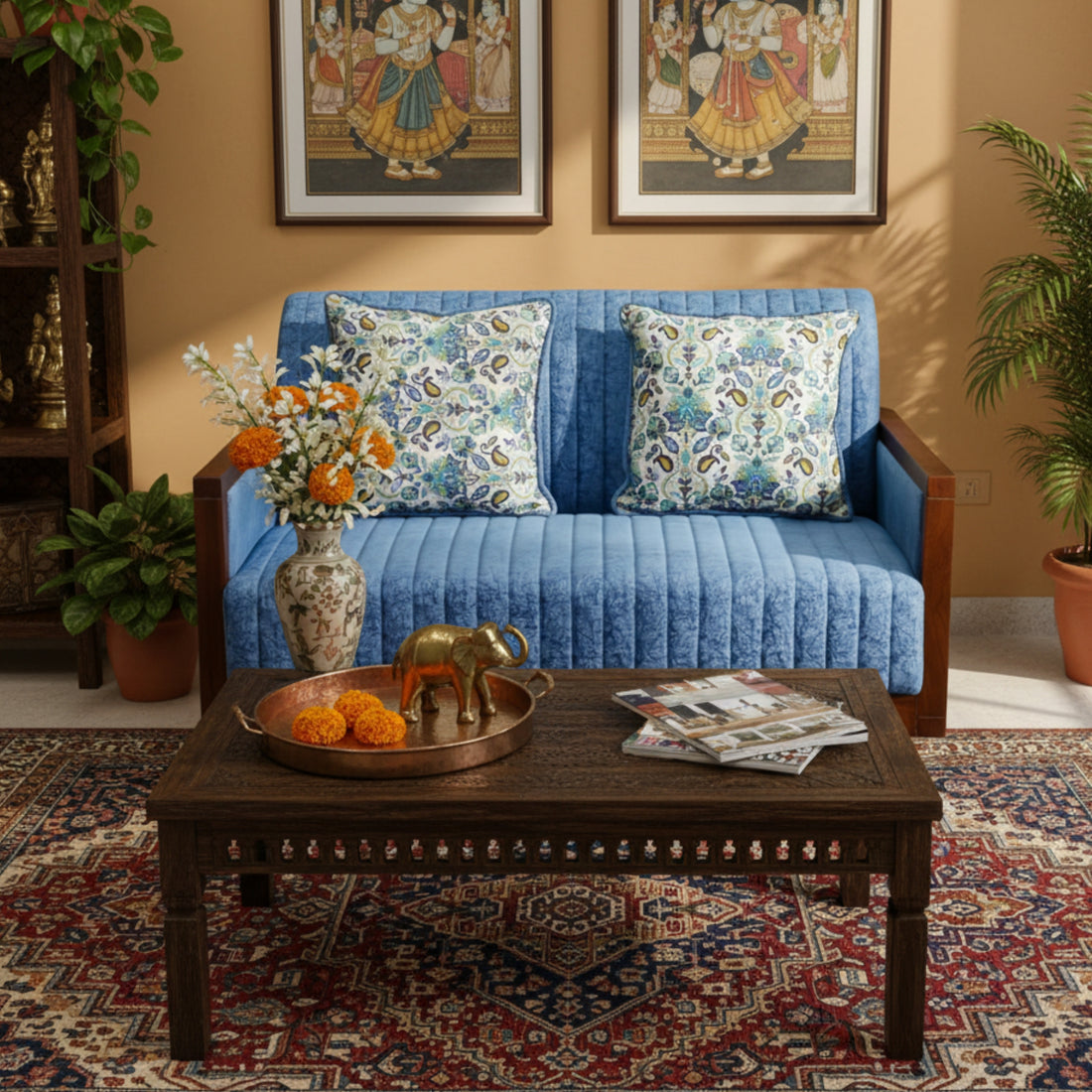 Cane 2 Seater Sofa