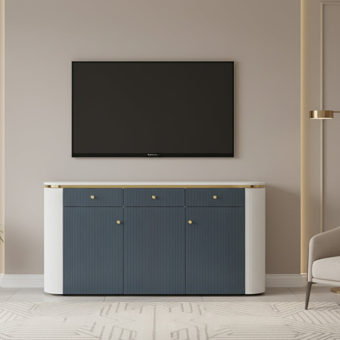 Milano Multiunit â€“ Elegance in White & Blue