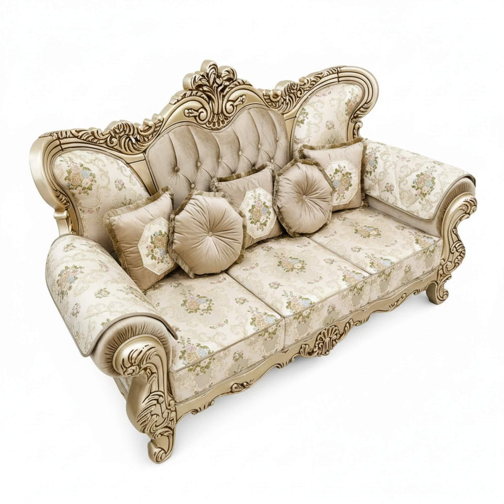 French Carvin 3 Seater Sofa- Ornate Royal Collection