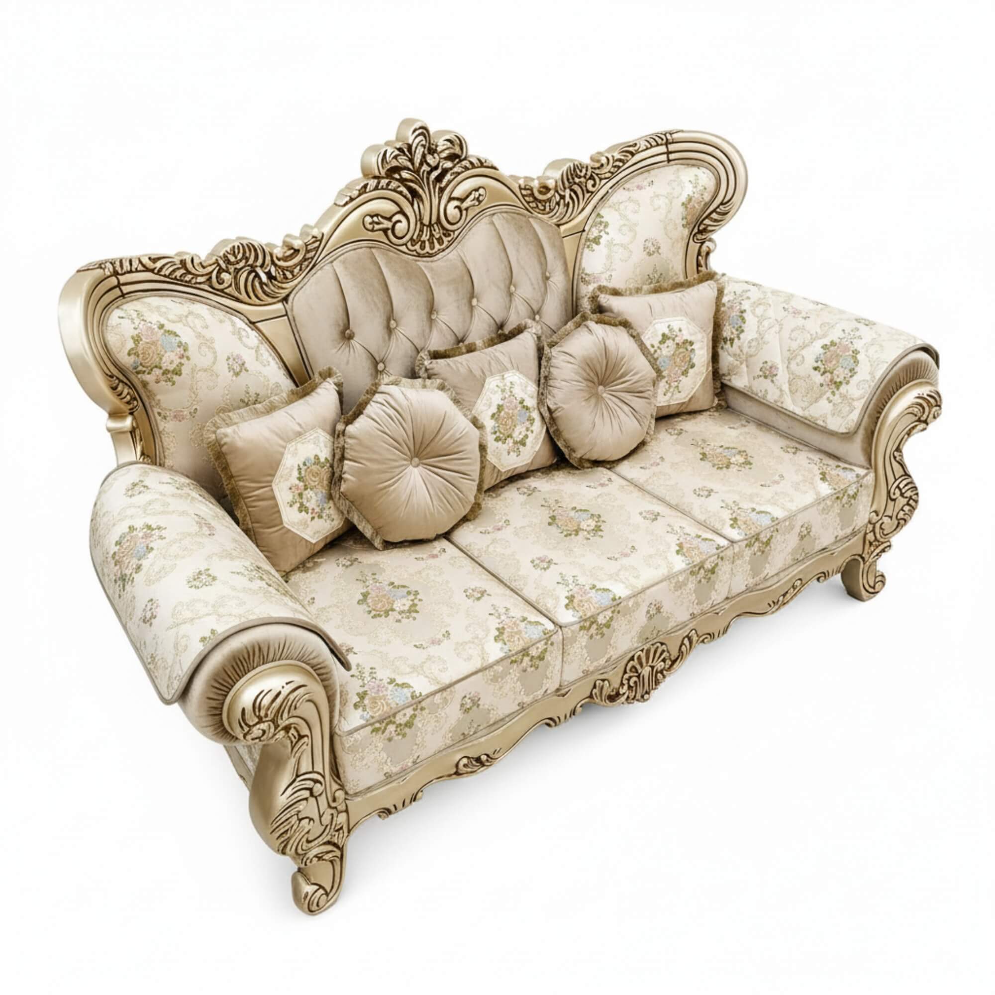 French Carvin 3 Seater Sofa- Ornate Royal Collection