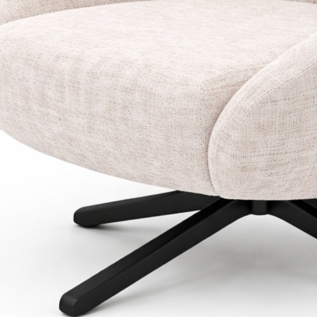 Leisure Chair DY0220 - Upholstered Lounge Chair with SS Base Price: