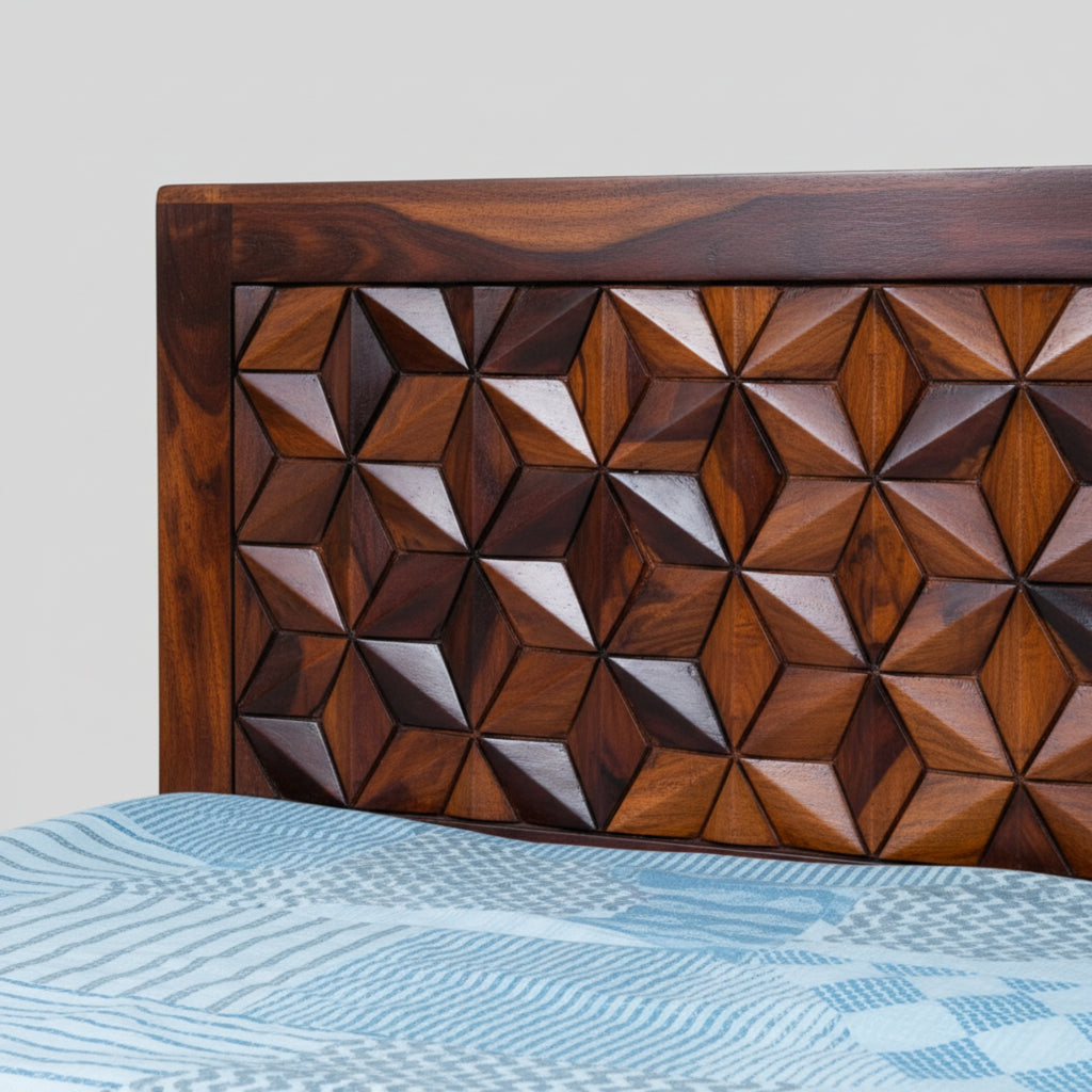 Star Diamond King Bed with Storage  Elegance Meets Utility