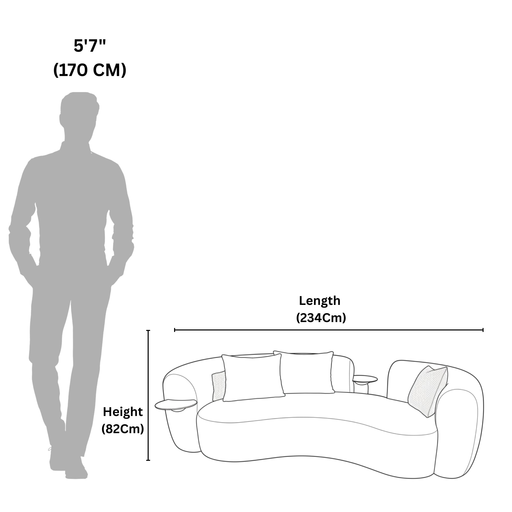 Rossette 3 Seater Sofa  Refined Style for Modern Living Rooms