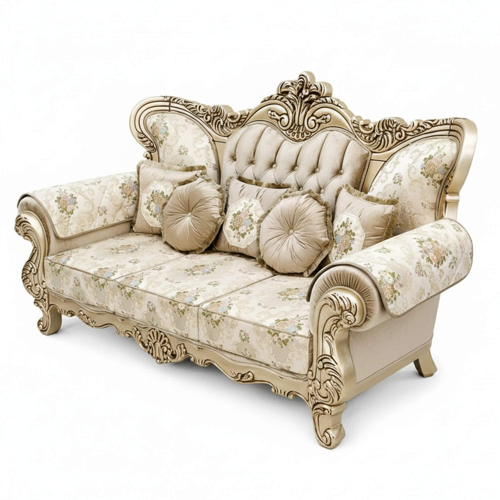 French Carvin 3 Seater Sofa- Ornate Royal Collection