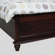 Georgia King Bed with Hydraulic Storage - Refined Solid Wood Comfort with Smart