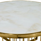 Marigold Marble Coffee Table Set – Elegant Nesting Tables for Modern Living Room