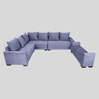 Justin L Shape Sofa  Elegant, Spacious & Ultra Comfortable