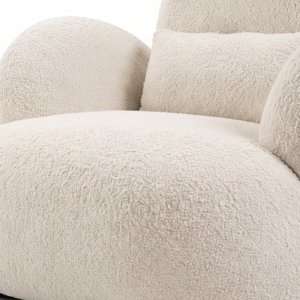 Rossette 1 Seater Sofa – A Stylish Fabric Lounge Chair for Modern Space