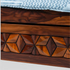 Star Diamond King Bed with Storage  Elegance Meets Utility