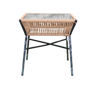 Garden Set RS5 - 4 Chairs with Glass Top Outdoor Table