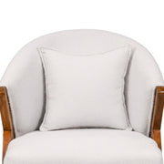 Aspen Beige Fabric Lobby Chair  A Compact, Stylish Accent for Modern Homes