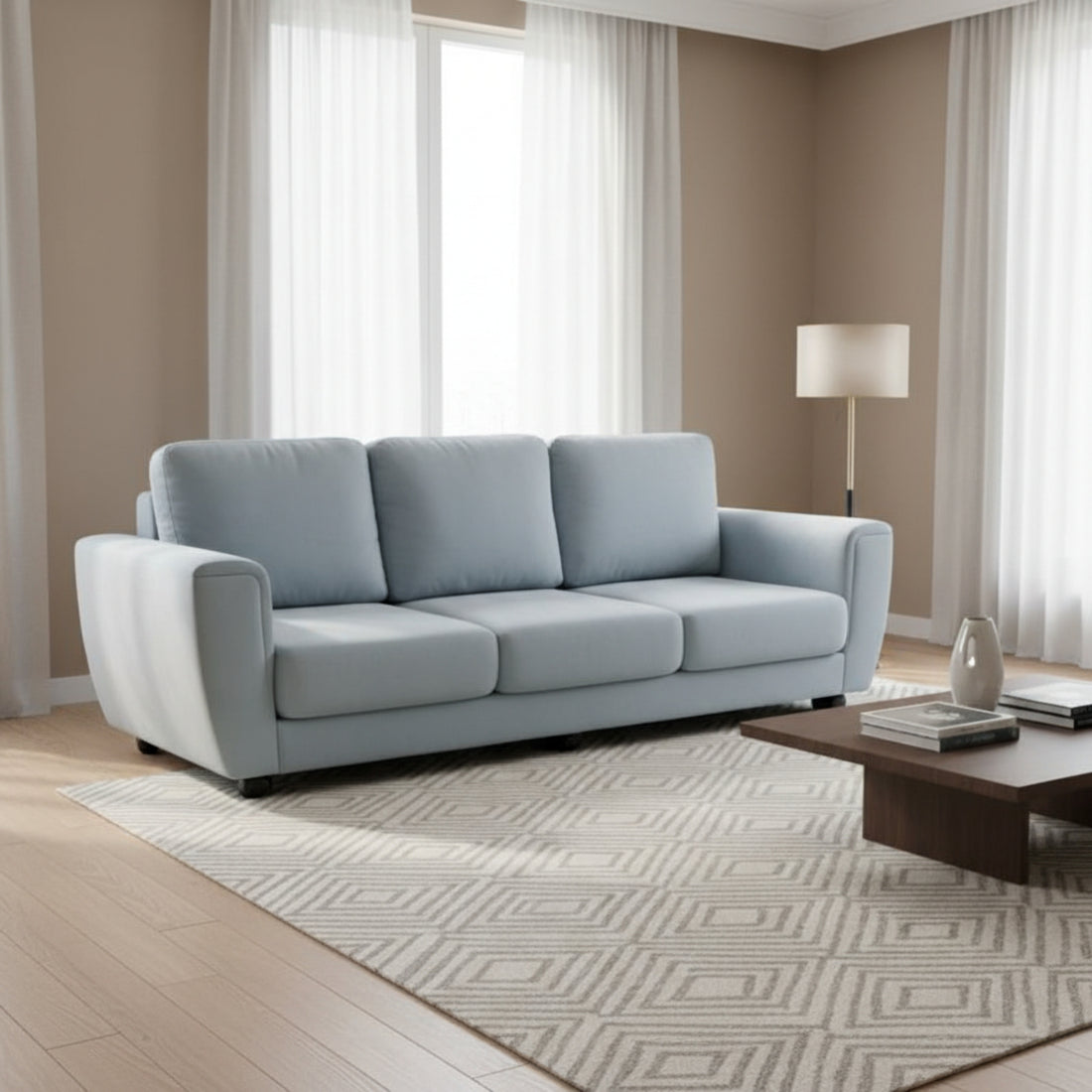 Space 3-Seater Sofa â€“ A Premium Blend of Style and Comfort