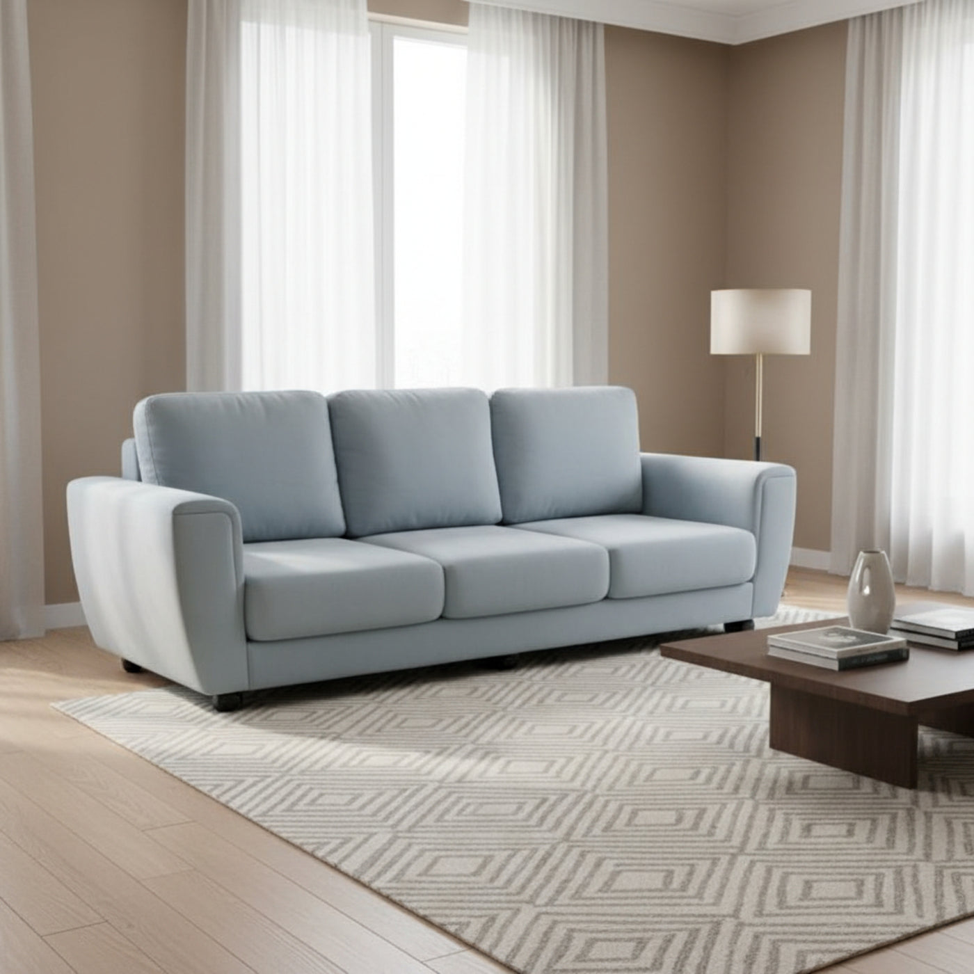Space 3-Seater Sofa â€“ A Premium Blend of Style and Comfort