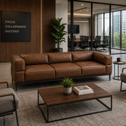 Concord-3 Office Sofa- Premium Executive Three-Seater Sofa for Modern Workspaces