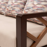 Aspire 3 Seater Sofa – Elegant Teak Wood Comfort for Modern Living