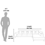 Corium L-Shape Sofa – Crafted Comfort with Contemporary Appeal