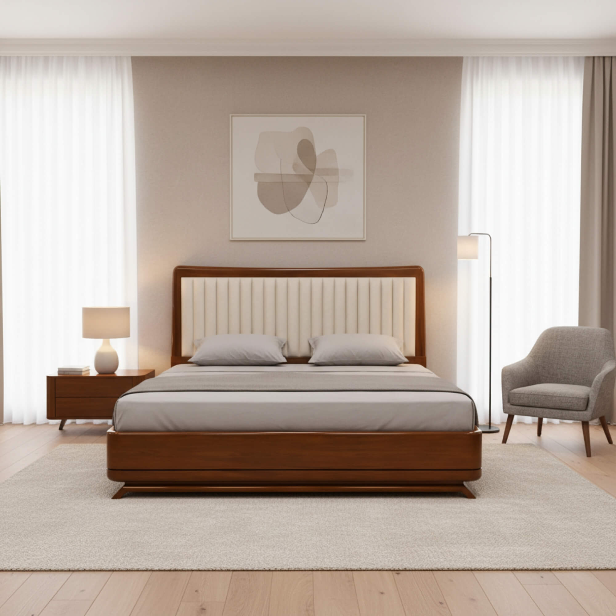 Utsav King Bed with Hydraulic Storage – Elevated Comfort with Smart Functionality