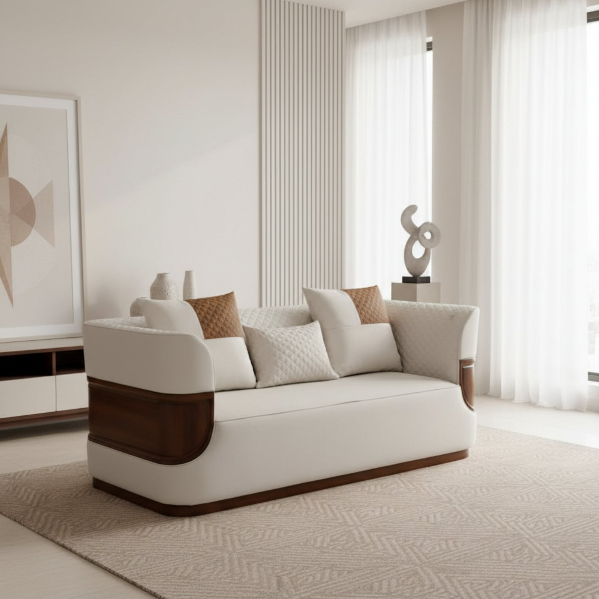 Elegant 2 Seater Sofa – Refined Comfort for Thoughtful Living