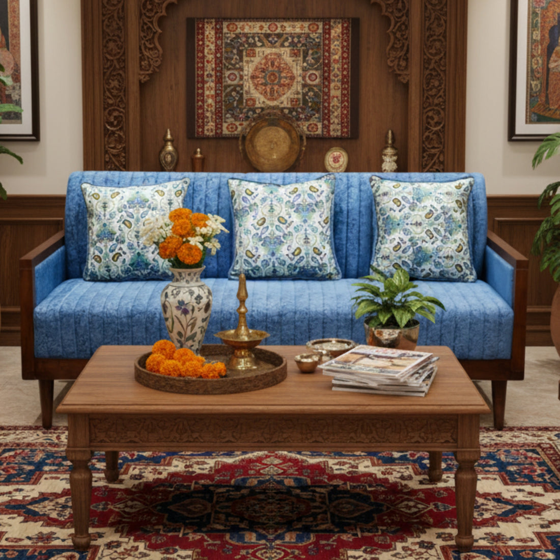 Cane 3 Seater Sofa