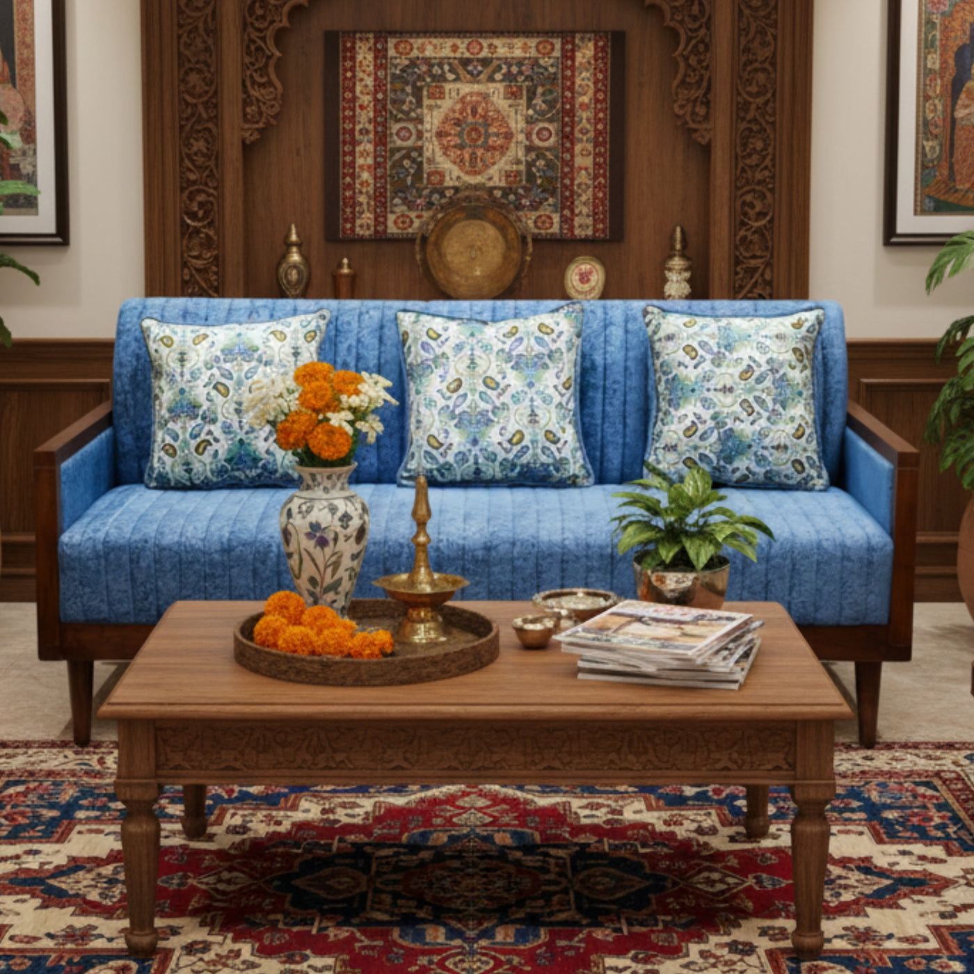 Cane 3 Seater Sofa