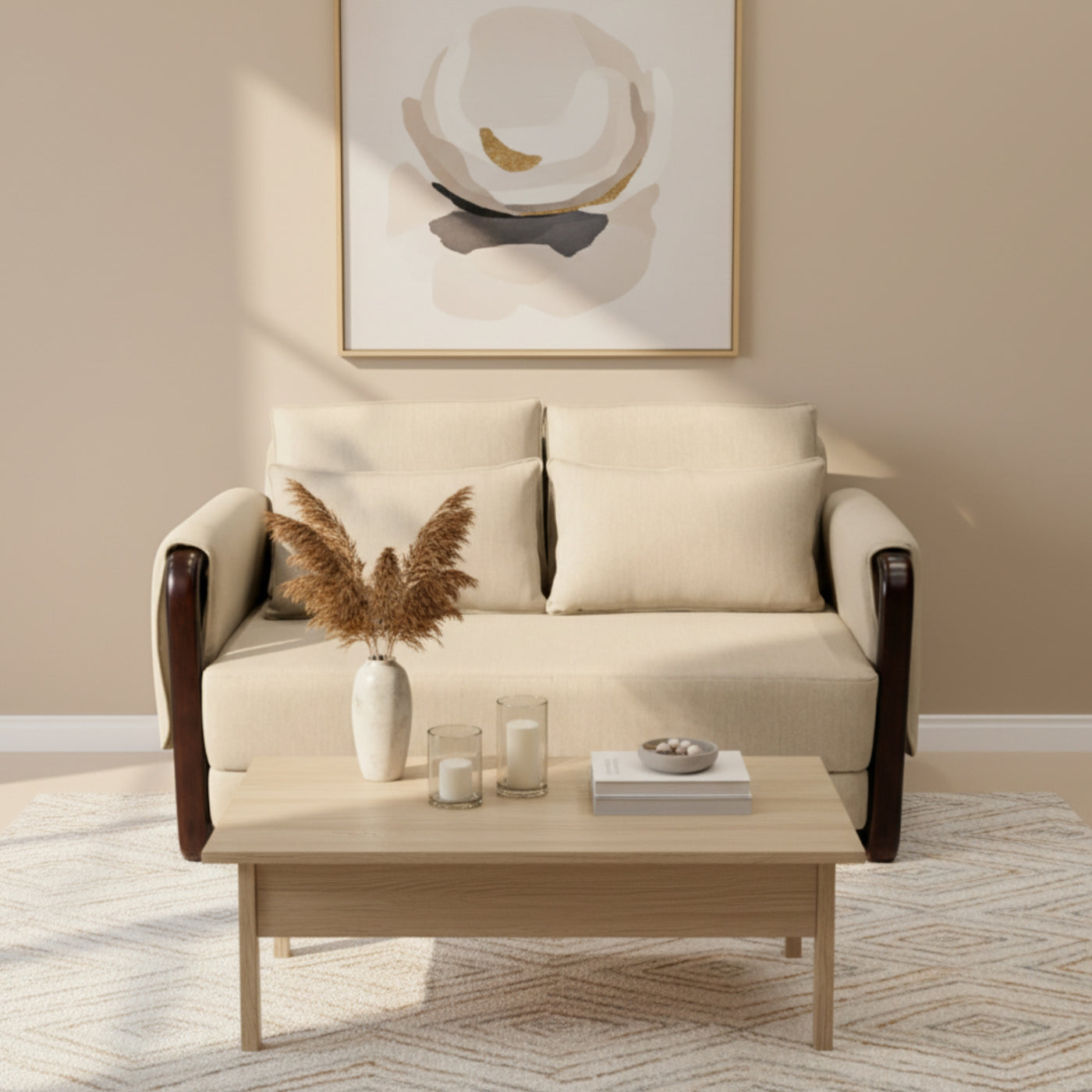 Rose 2-Seater Sofa â€“ Elegance Redefined for Your Living Space