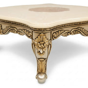 French Marble Centre Table–Timeless Grandeur